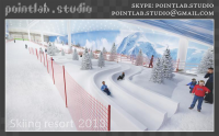 Горнолыжный курорт - концепт - 2013 год