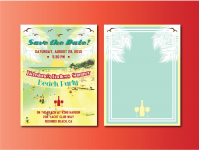 флаэр вечеринки Endless Summer Beach Party Fundraiser