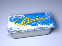 Упаковка сметаны