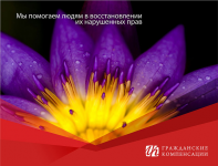 Фрагмент корпоративной брошюры Гражданские Компенсации (Обложка)