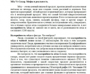 Мёд Vs Сахар. Мифы и реальность