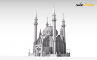 3D модель мечети Кул-Шариф в г. Казань