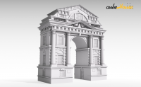 3D модель триумфальной арки в г. Иркутск
