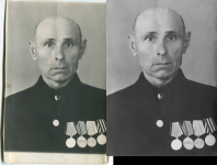 Ретушь погрудный портрет