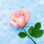 Розочка. Рисунок в Photoshop 2012г