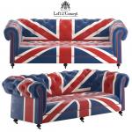 William Sofa Union Jack Velvet Andrew Martin