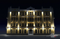 Проектирование и визуализация архитектурной подсветки зданий