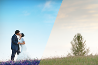 Ретушь свадебного фото