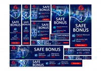 Создание и ресайз web баннеров для компании "Fibo Group"