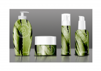 Фирменный стиль для растительной косметики "Green leaf"