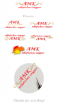 Logo for creative studio "AMK"