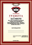 разработка грамоты для турнира по боксу