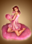 Candy Floss. Персонаж для сладкой ваты.
