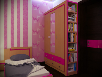 Baby's room in the night.