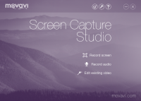 Запускающий экран для программы Screen Cupture