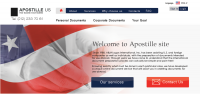 Apostille US Corporate Site 1 screen