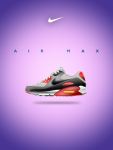 Дизайн постера "air max"