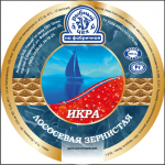 этикетка лососевой икры