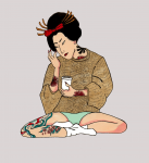 Кофейная японка