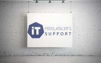 Лого дял IT FREELANCER'S SUPPORT