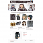 Дизайн сайта для меховой фабрики "Феникс"