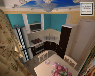 Маленькая кухня на 4 квадратных метрах