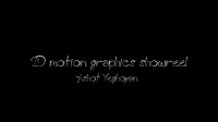 2D motion graphics showreel