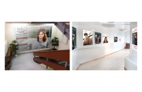 Плакатное оформление интерьера Международной школы KUENE DESIGN