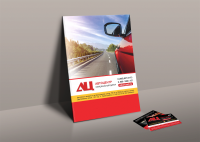 Папка, пластиковая карта в фирменном стиле.