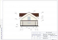 Фасад коттеджа 4