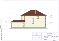 Фасад коттеджа 2.1