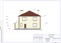 Фасад коттеджа 3.1