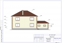 Фасад коттеджа 4.1