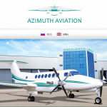 Дизайн сайта для Azimuth Aviation