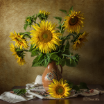 Букет подсолнухов