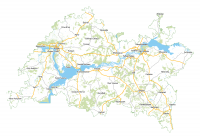 Карта Татарстана на татарском языке