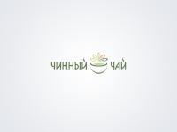 Логотип чайного интернет-магазина "Чинный чай"
