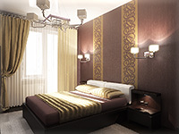 Спальня с балконом