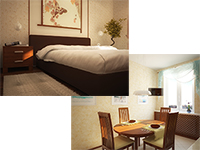 Кухня и спальня