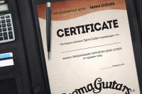 Сертификат диллера "Sigma Guitars" – г. Москва (2013 год)