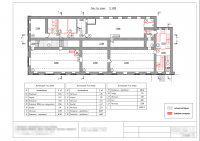Концепция планировки здания. План 1.