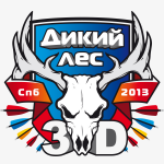 Логотип для Соревнований по 3D стрельбе из лука "Дикий лес" 2013