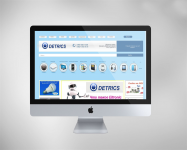 Разработка  сайта для сервиса detrics