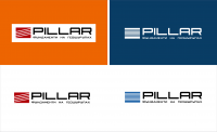 варианты логотипа PILLAR