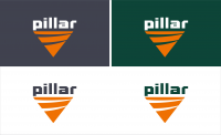 варианты логотипа PILLAR