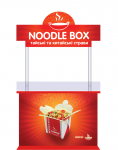 Оформление промо-стойки "Noodle Box"