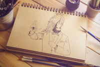 Скетч. Конь