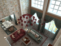 Деревянный дом в стиле прованс