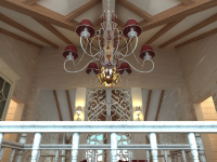 Деревянный дом в стиле прованс