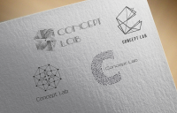 Варианты логотипа для коворкинга "Concept Lab"